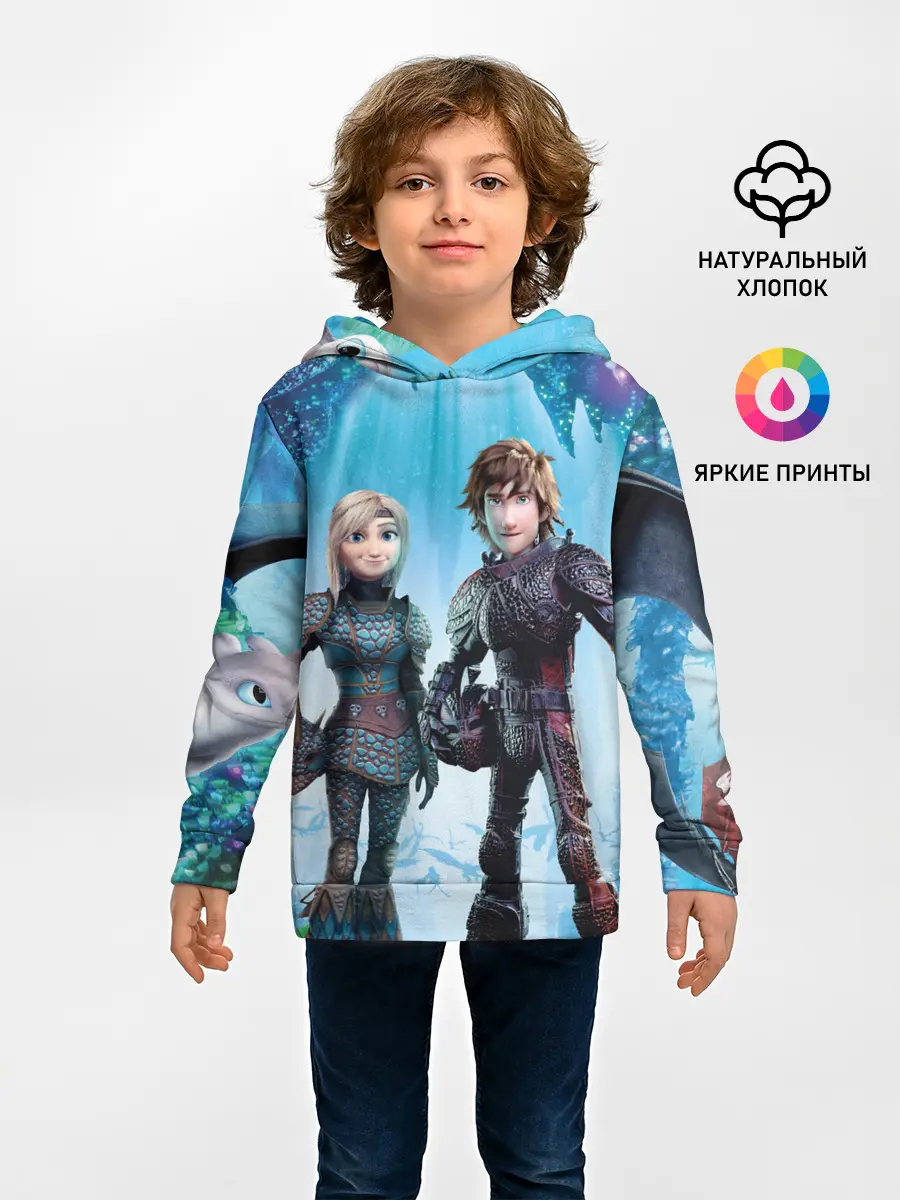 Детское худи / Как приручить дракона 3