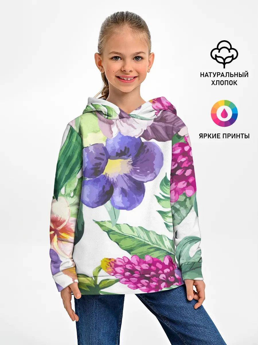 Детское худи / Цветы