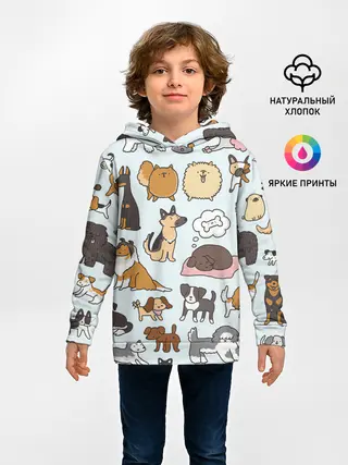 Детское худи / Собаки