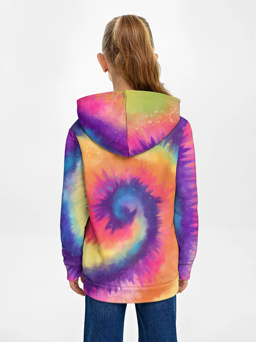 Детское худи / TIE-DYE MULTICOLOR