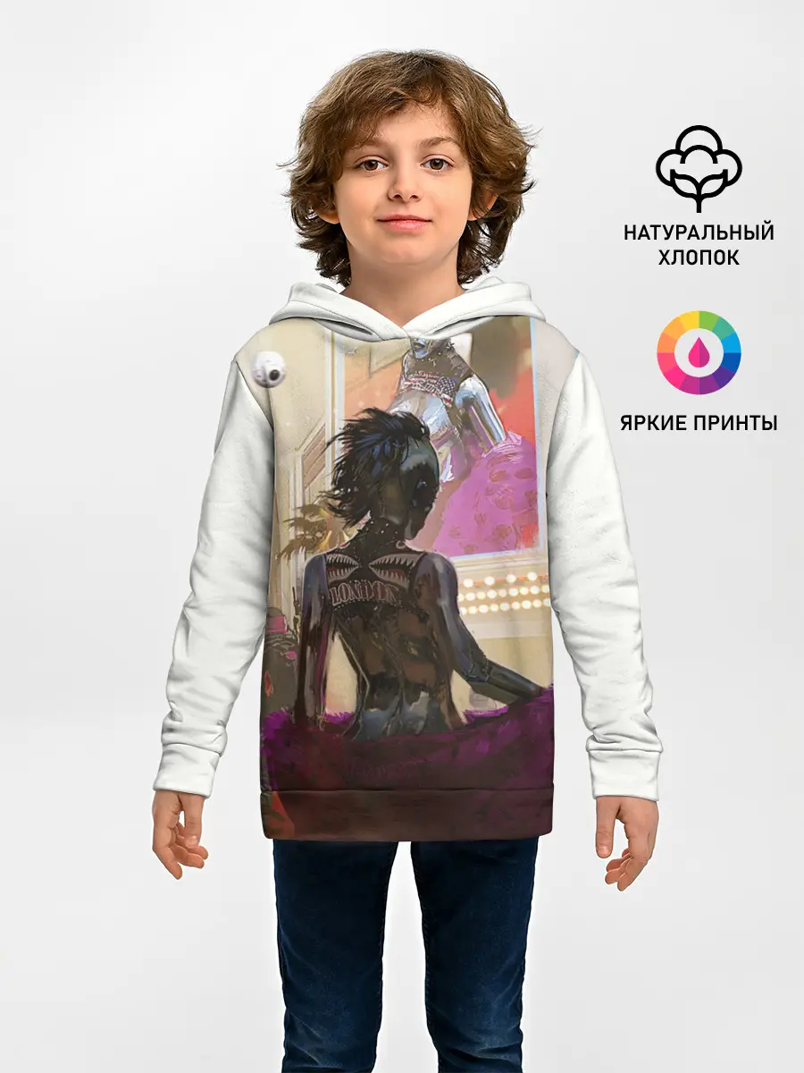 Детское худи / Lady. Cyberpunk 2077