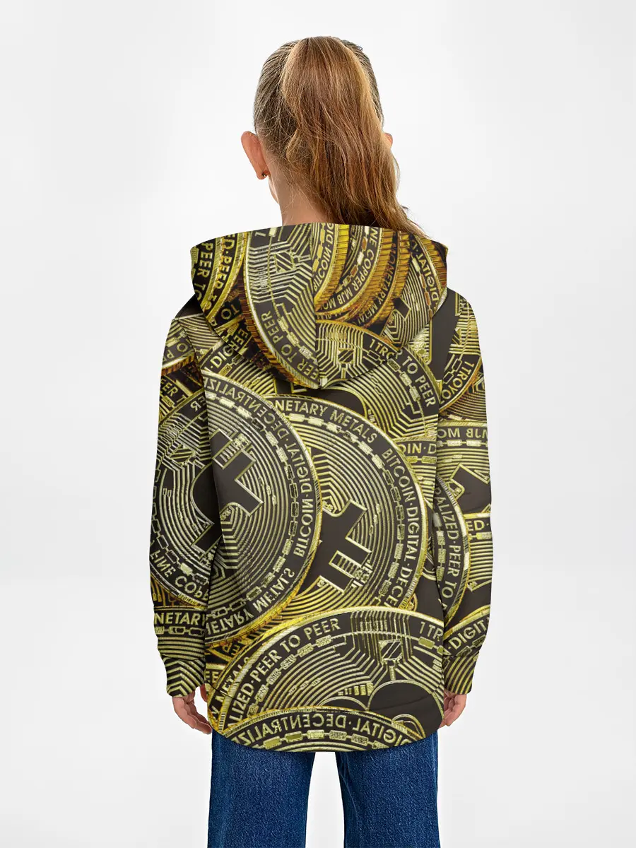 Детское худи / БИТКОИНЫ МОНЕТЫ