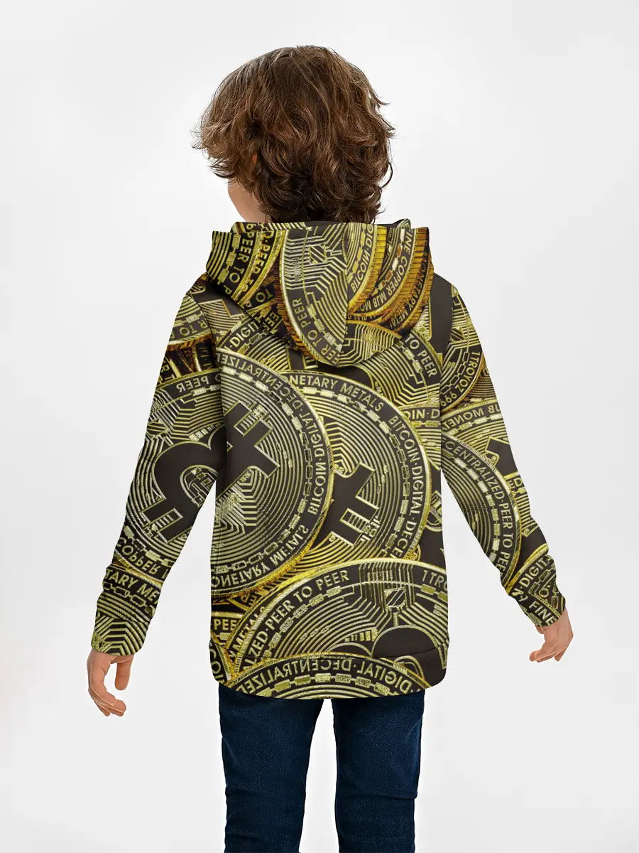 Детское худи / БИТКОИНЫ МОНЕТЫ