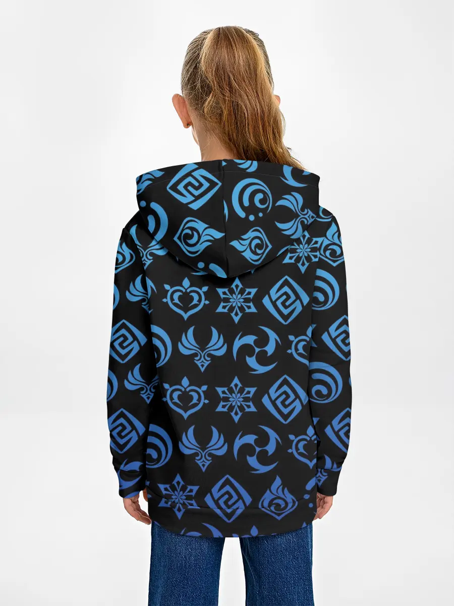 Детское худи / ЗНАКИ | ГЕНШИН ИМПАКТ