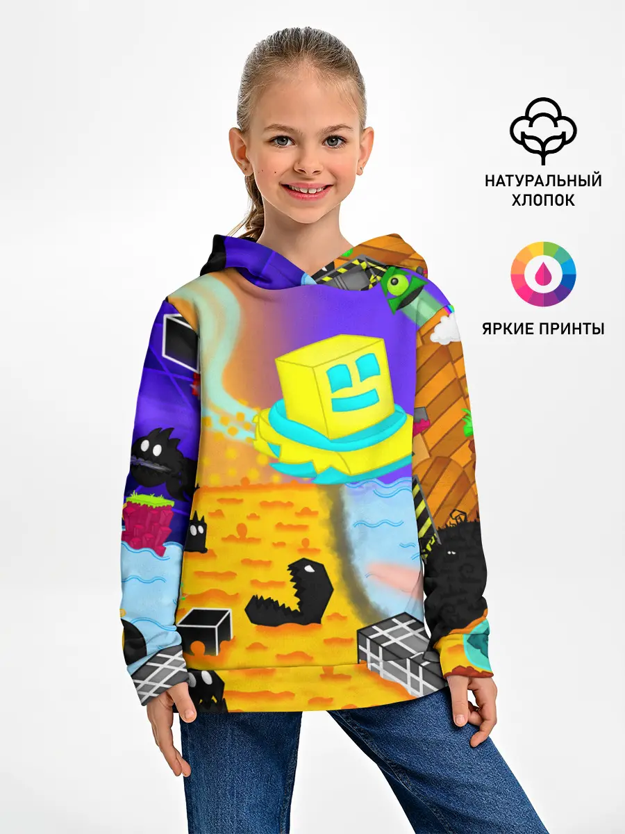 Детское худи / Geometry Dash | RobTop
