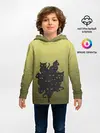 Детское худи / много черных котов