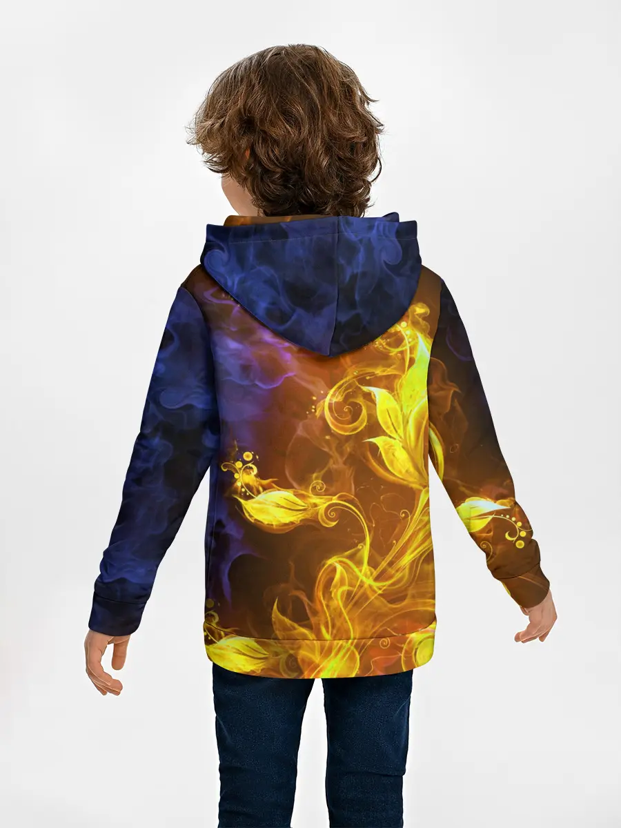 Детское худи / Огненный цветок