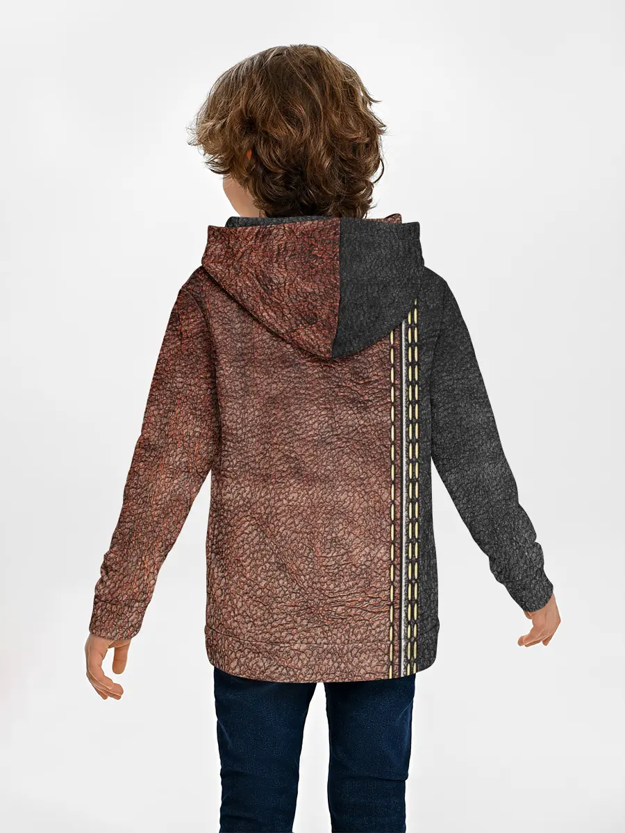 Детское худи / Текстура Кожи