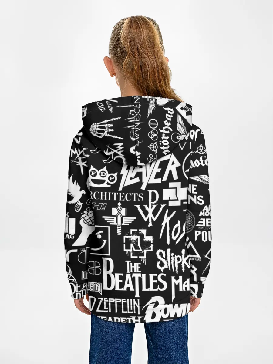 Детское худи / ЛОГОТИПЫ РОК ГРУПП