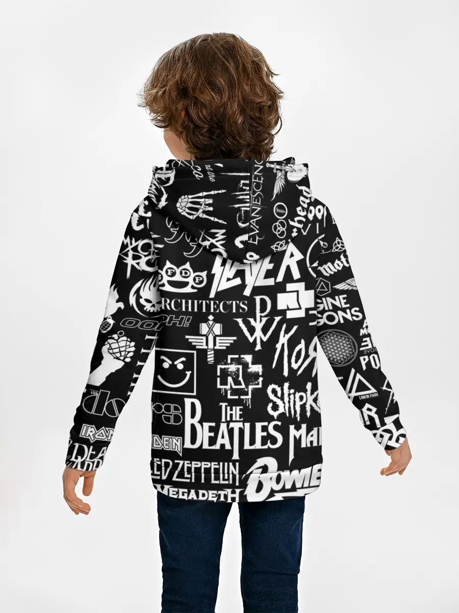 Детское худи / ЛОГОТИПЫ РОК ГРУПП