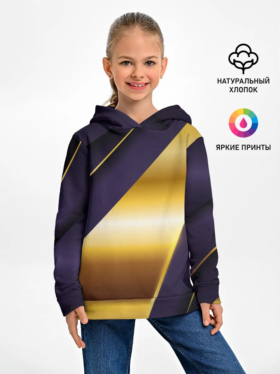 Детское худи / 3D luxury золото