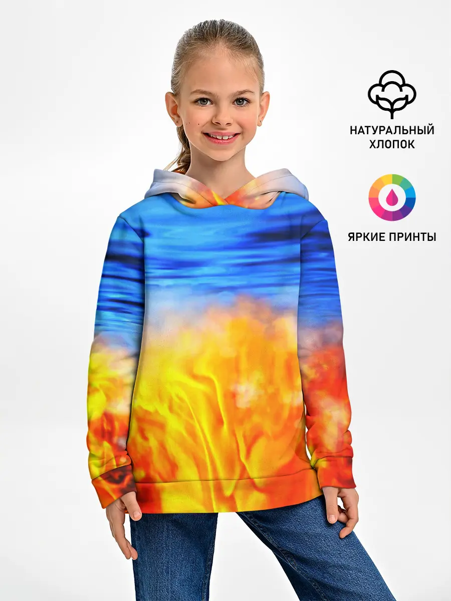 Детское худи / ЛЕД И ПЛАМЯ