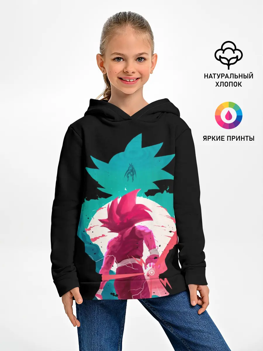 Детское худи / Сон Гоку розовый