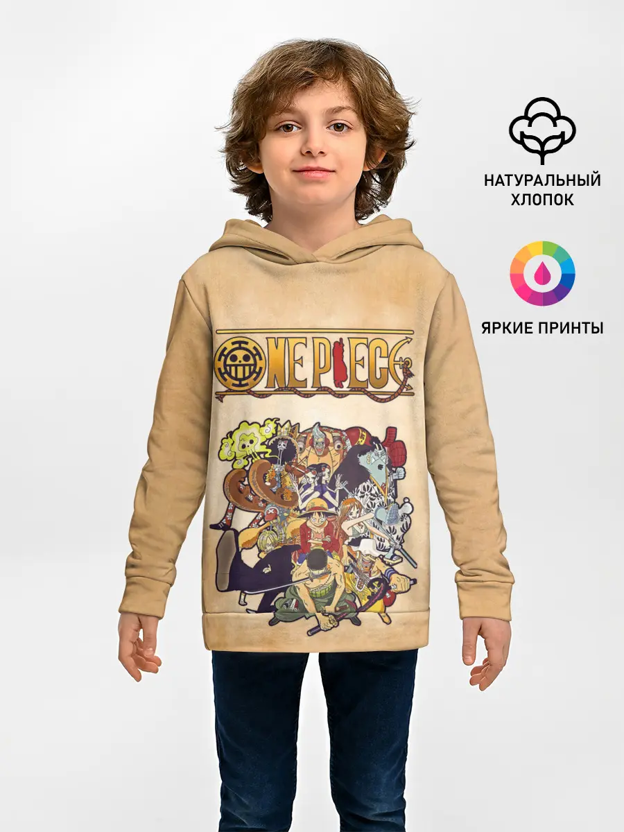 Детское худи / Пираты Соломенной Шляпы | One Piece