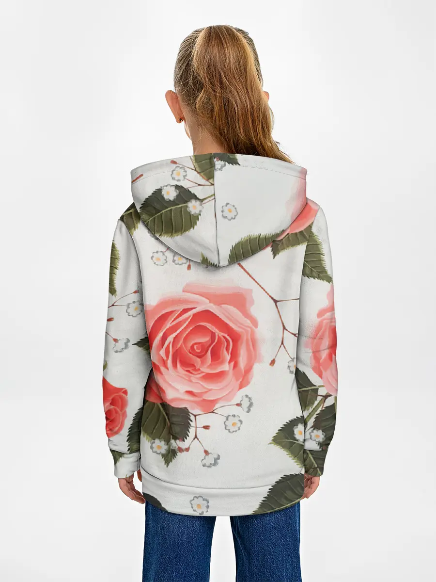 Детское худи / Нежные розы