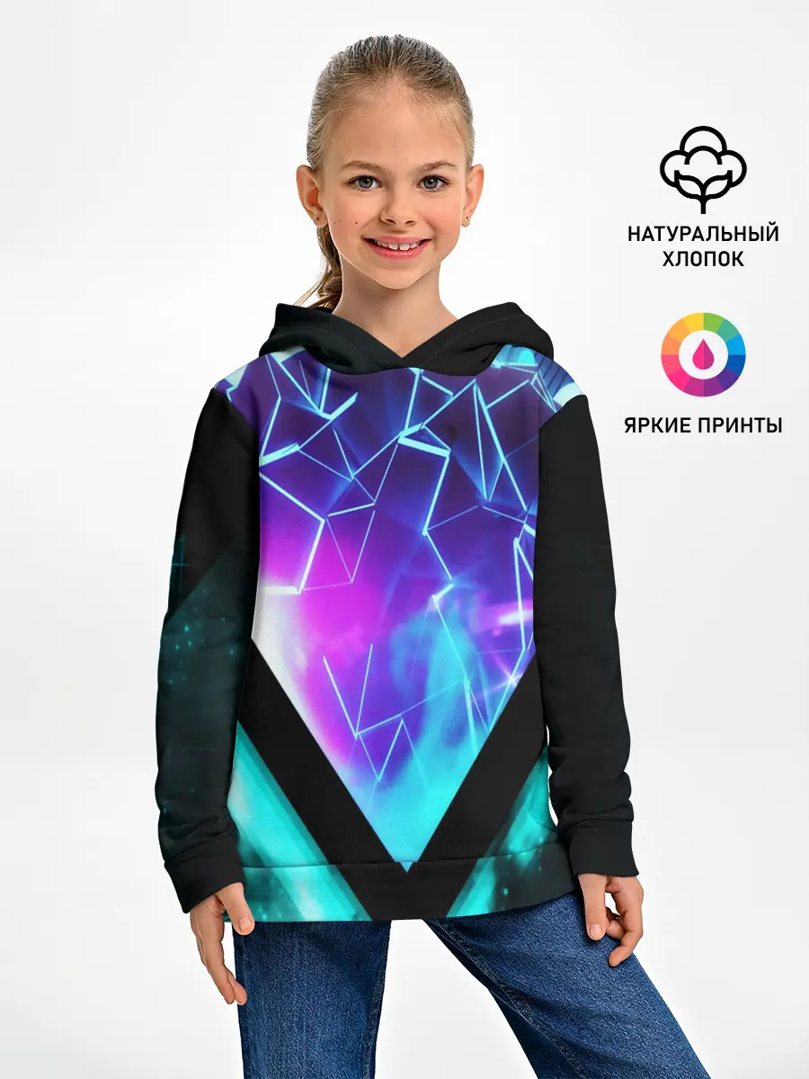 Детское худи / NEON GEOMETRY
