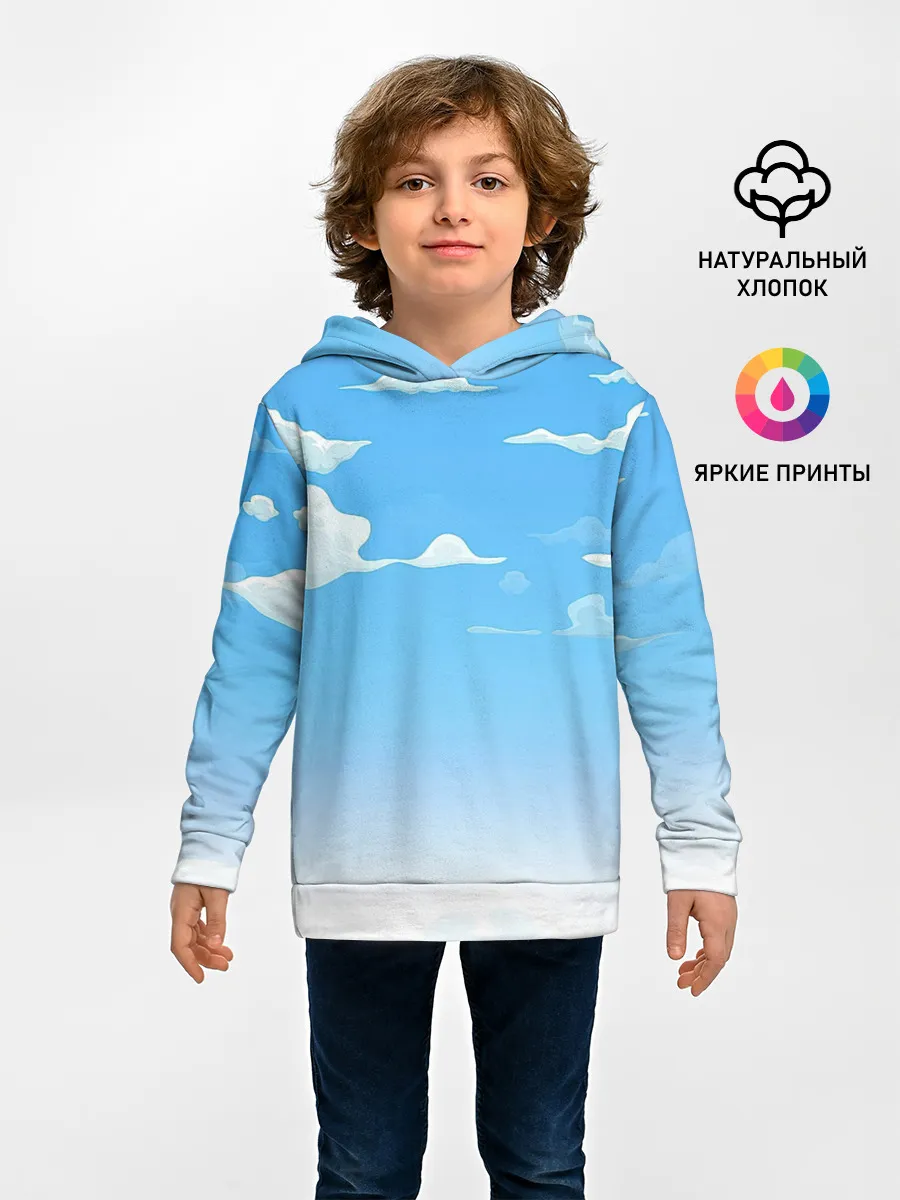 Детское худи / Летнее небо