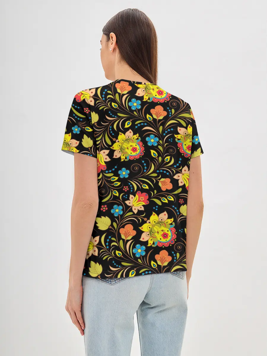 Женская базовая футболка / Русская красавица