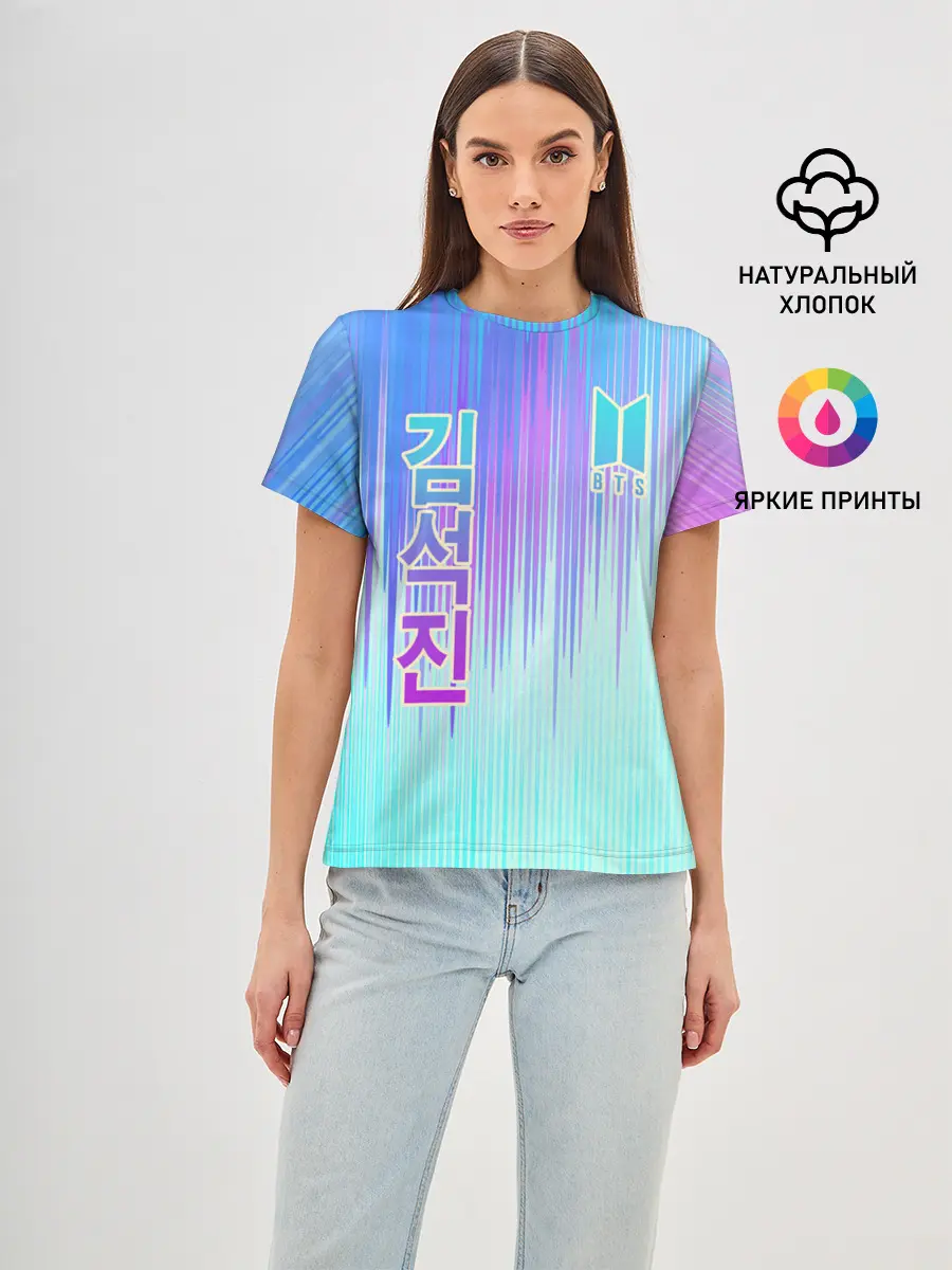 Женская базовая футболка / BTS