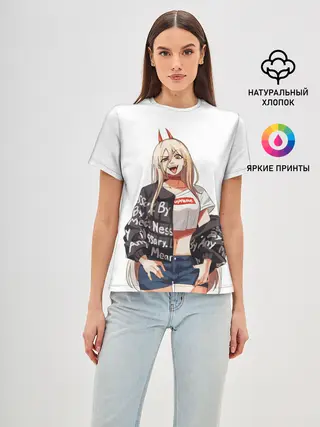 Женская базовая футболка / Пауэр Power