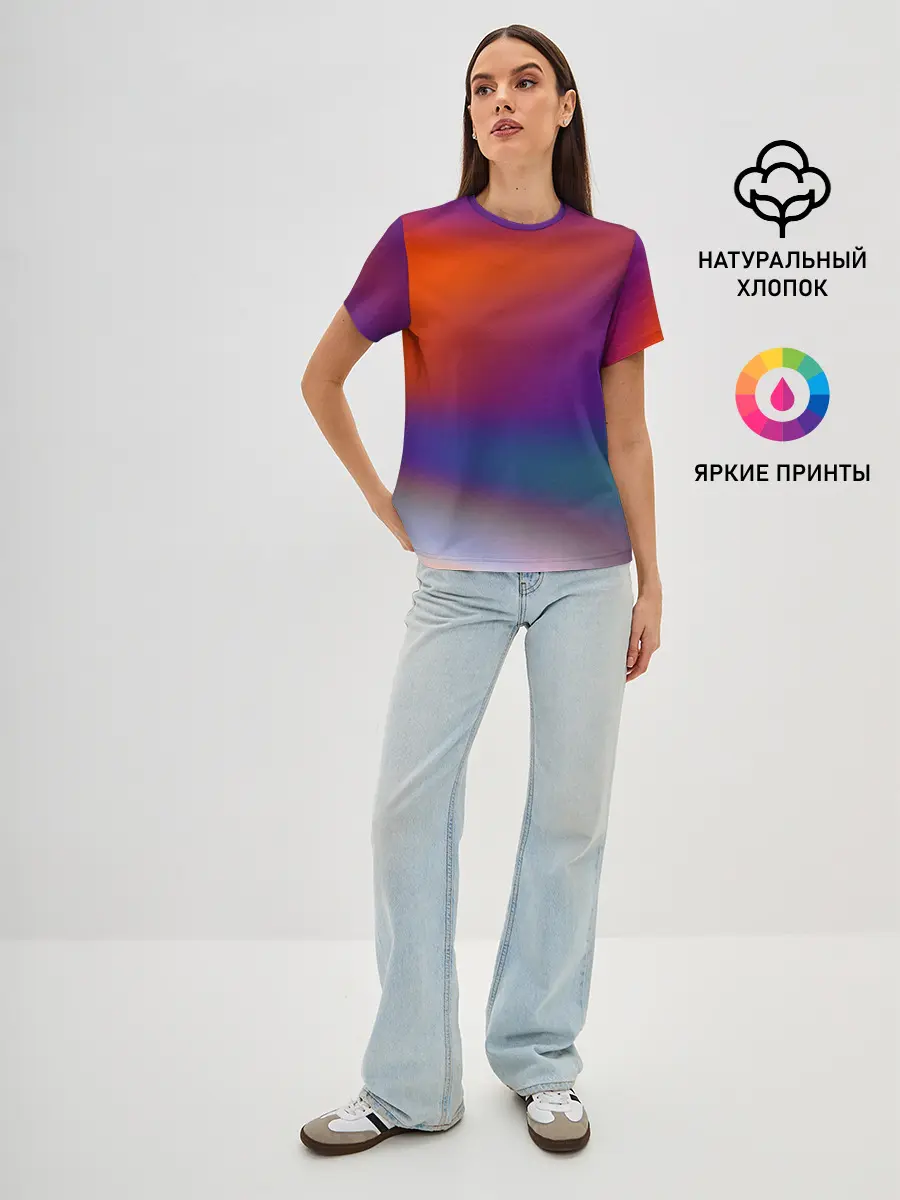 Женская базовая футболка / GRADIENT