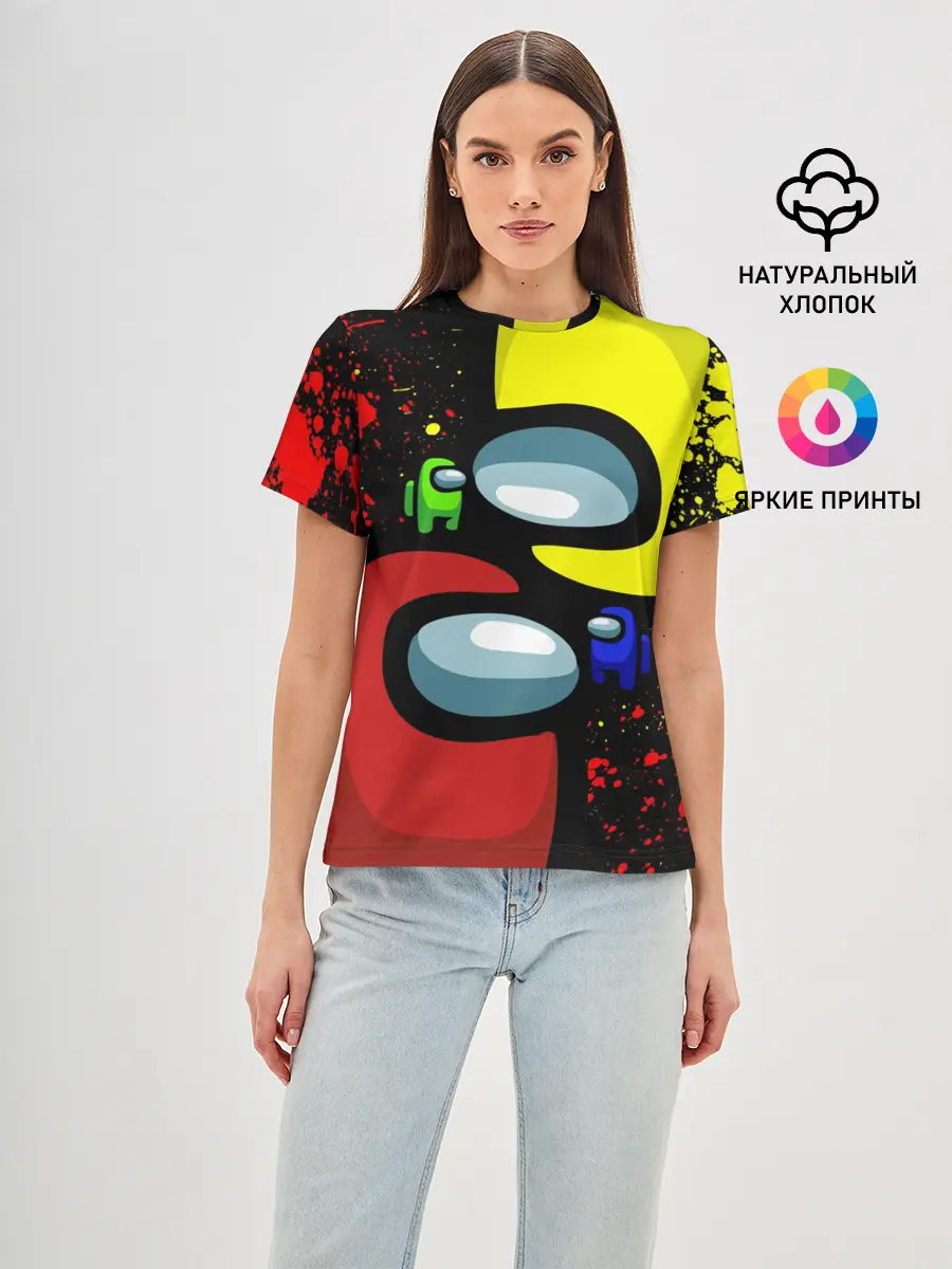 Женская базовая футболка / AMONG US