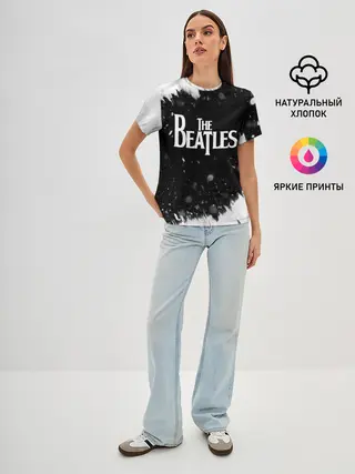 Женская базовая футболка / The Beatles BW
