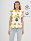 Женская базовая футболка / Animal crossing - Isabelle