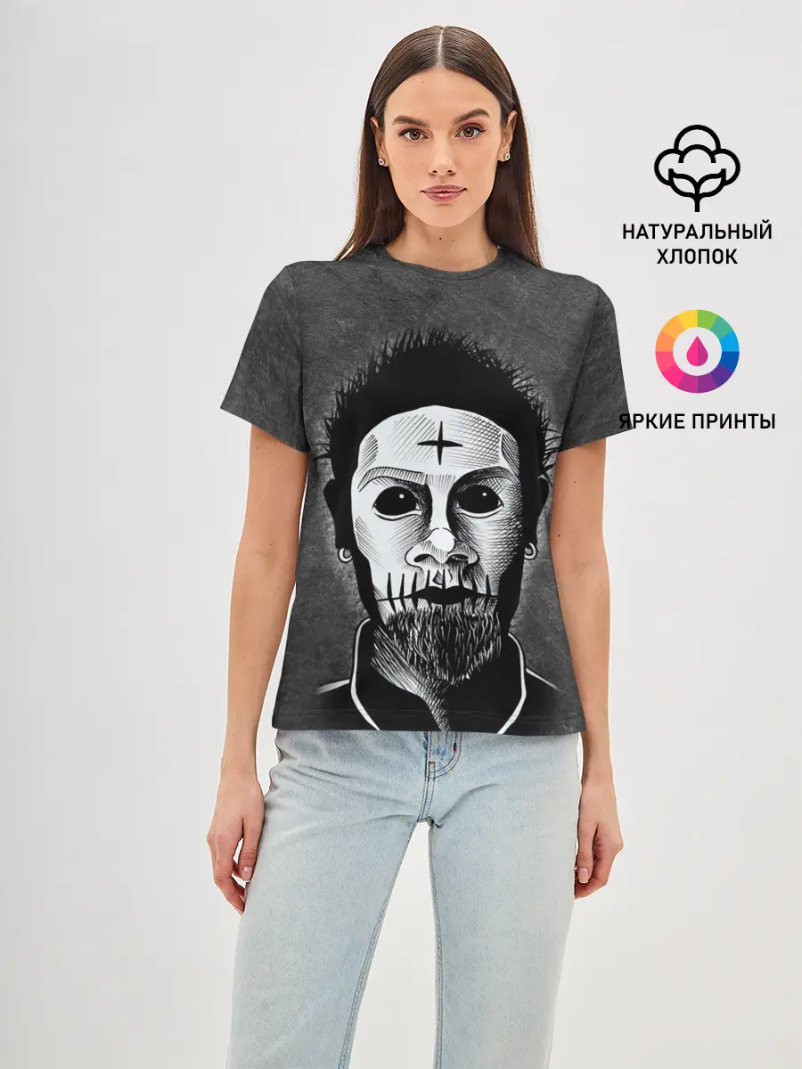 Женская базовая футболка / LIMP BIZKIT | ЛИМП БИЗКИТ