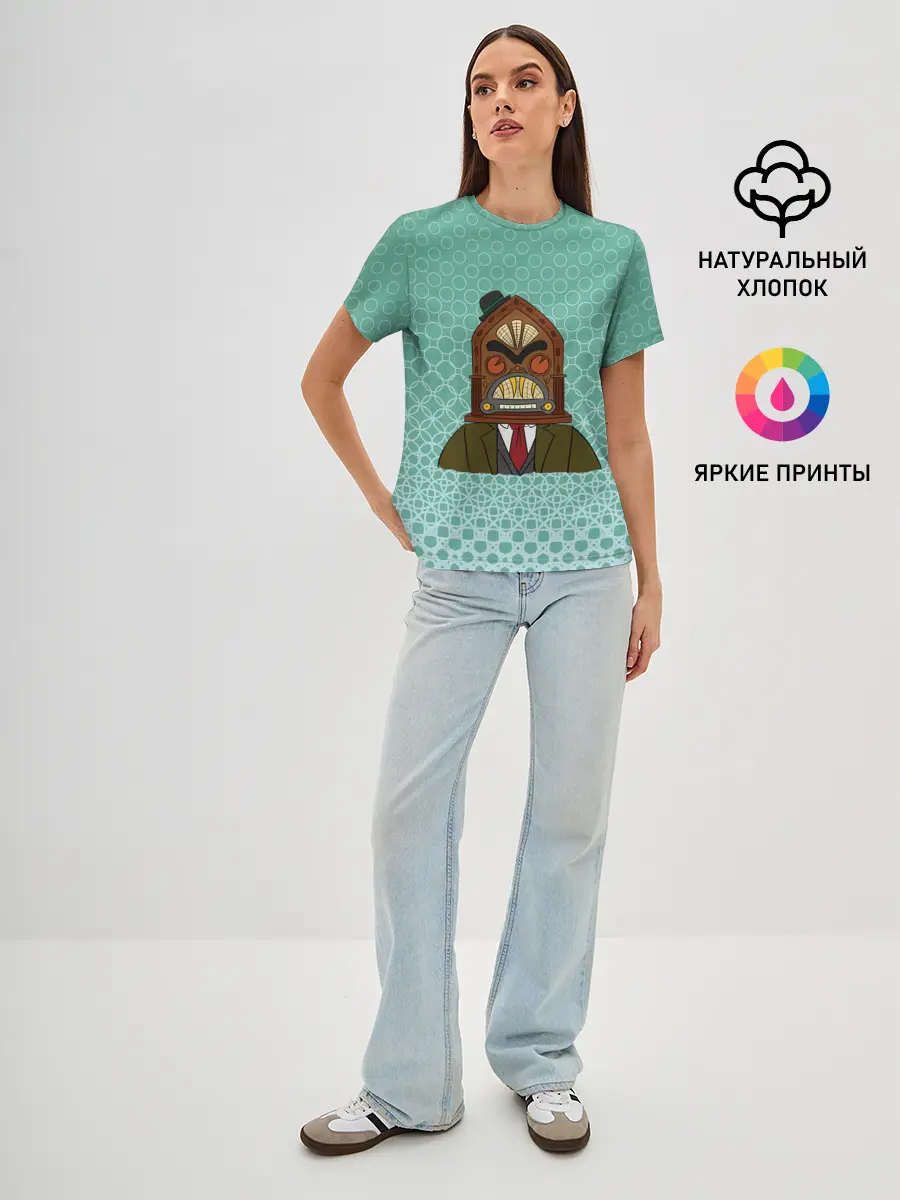 Женская базовая футболка / Radiohead | Радиохед | Logo