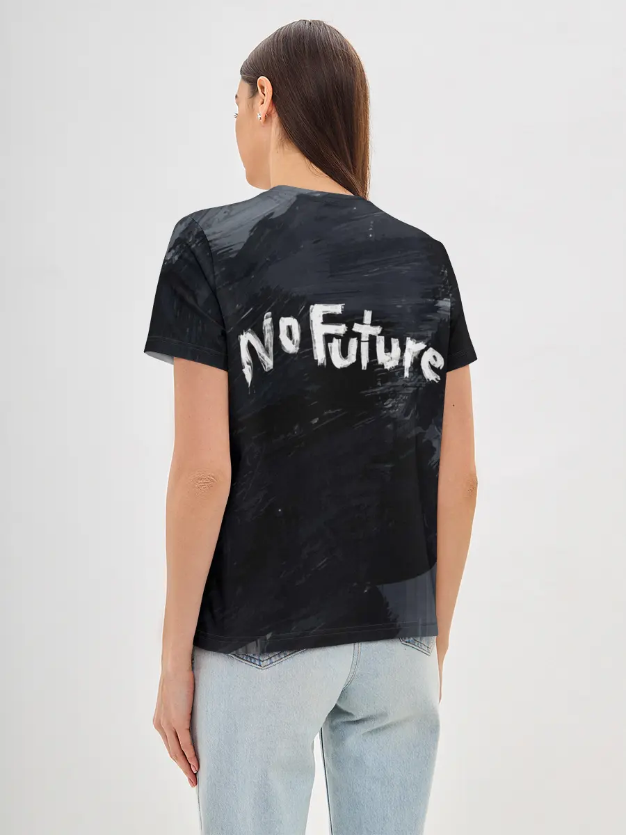 Женская базовая футболка / DARK - No Future