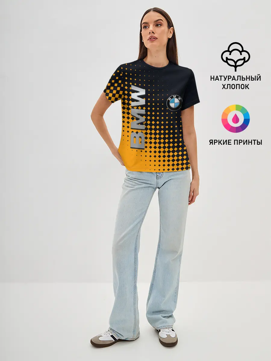 Женская базовая футболка / BMW