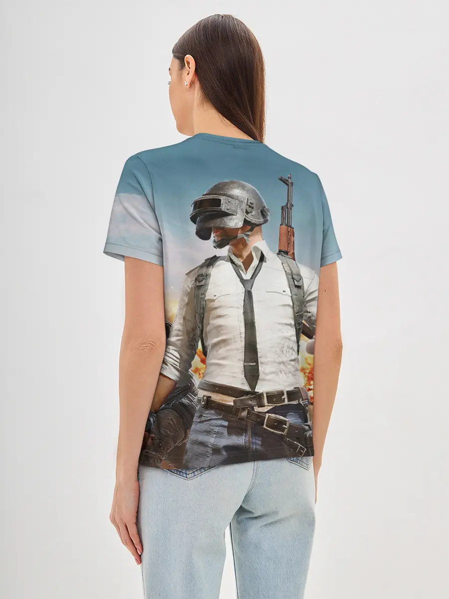 Женская базовая футболка / PUBG