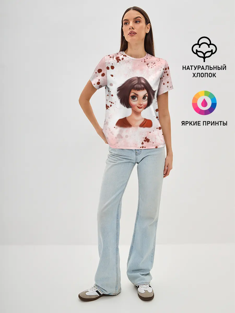 Женская базовая футболка / Амели | Amelie