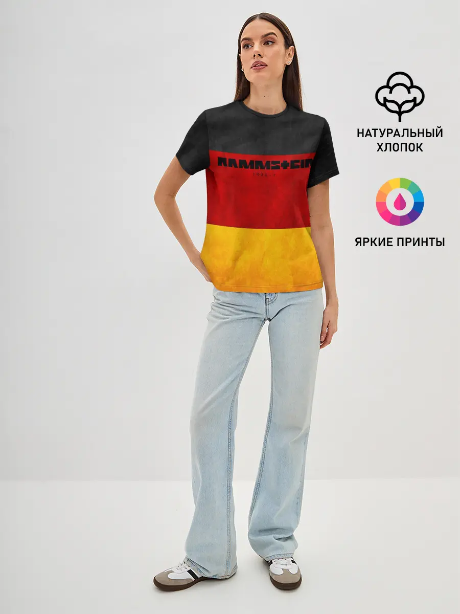 Женская базовая футболка / Rammstein