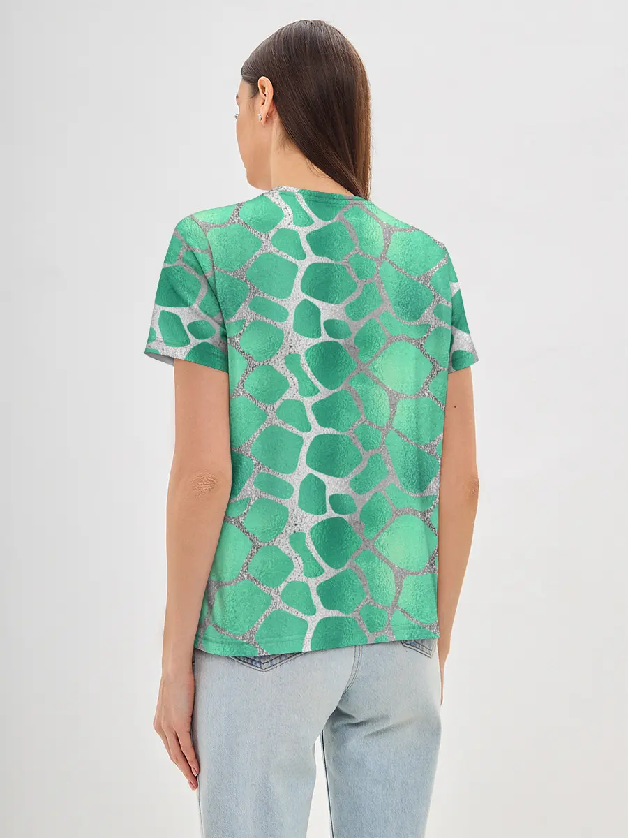 Женская базовая футболка / Кобра. Змеиный стиль