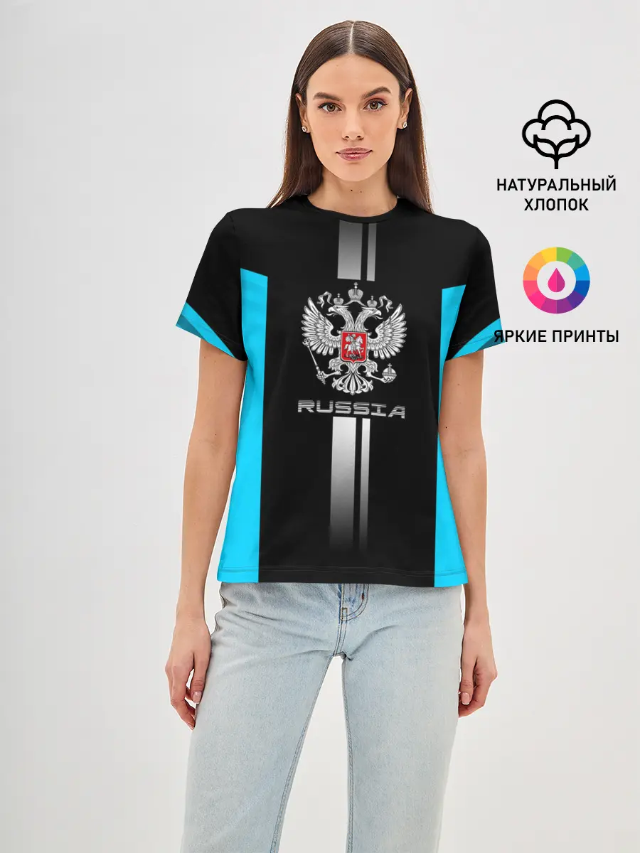 Женская базовая футболка / Russia
