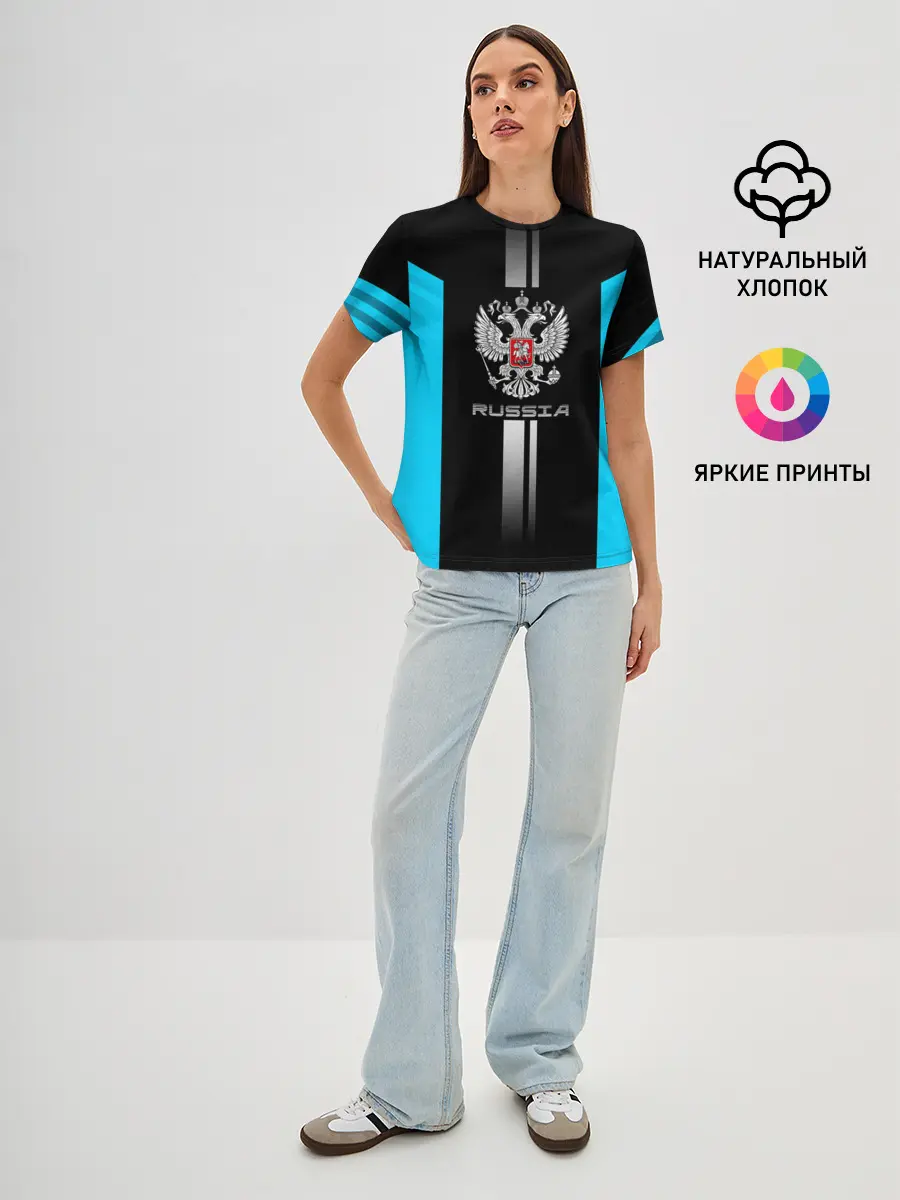 Женская базовая футболка / Russia