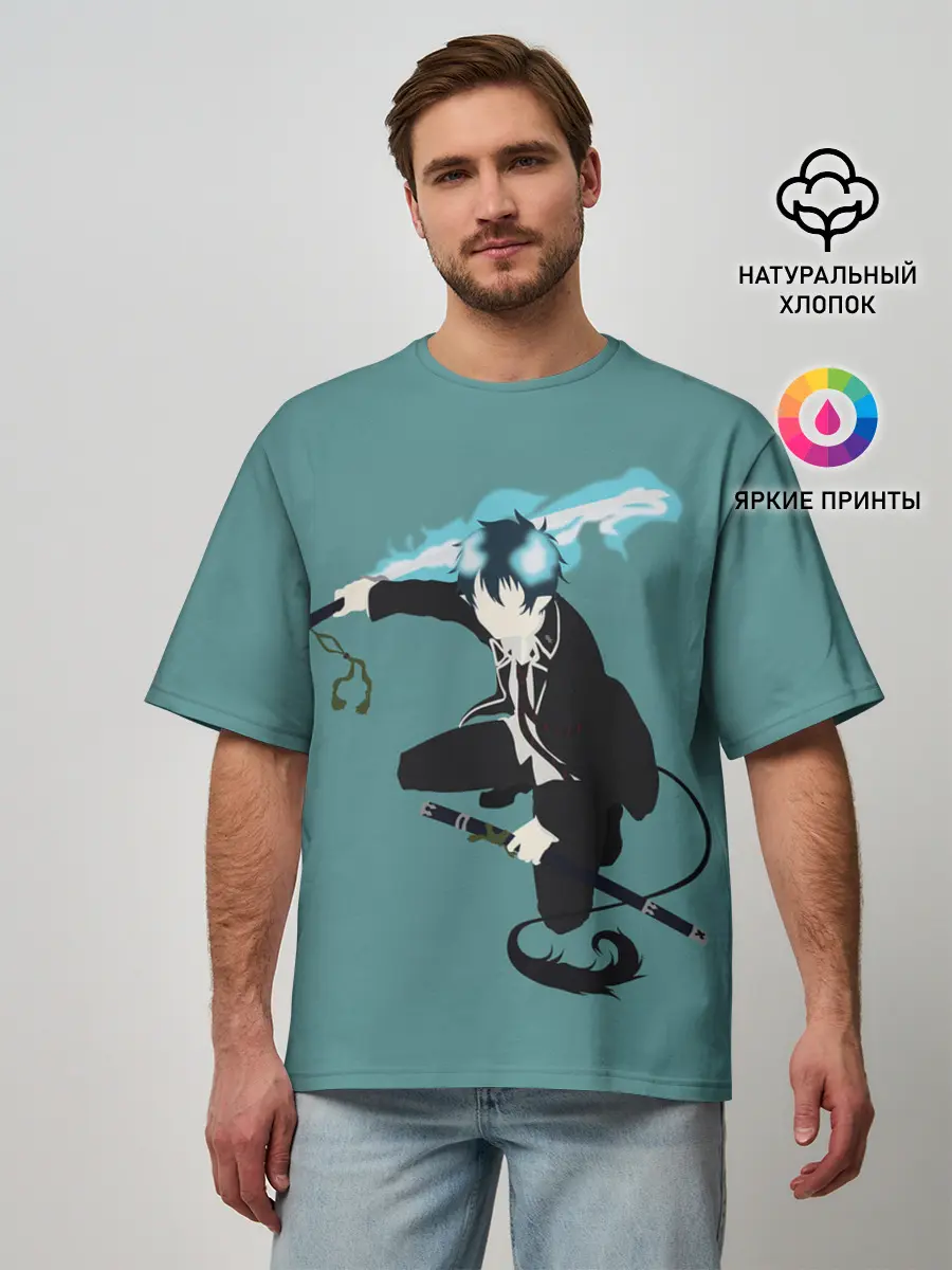 Мужская футболка оверсайз / Rin Okumura