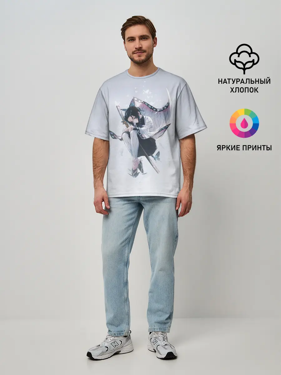 Мужская футболка оверсайз / Канае Котё