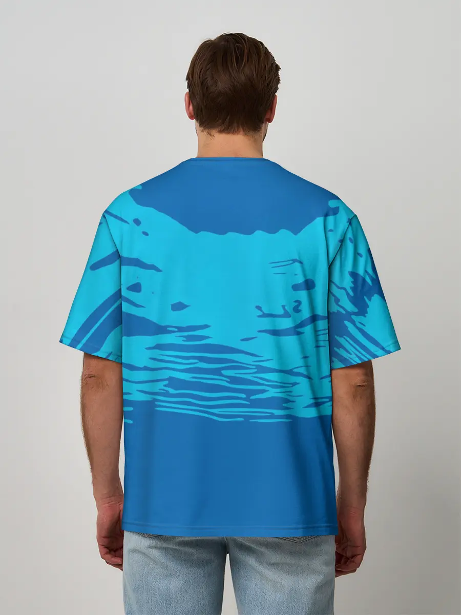 Мужская футболка оверсайз / Smells Like Dragon Balls