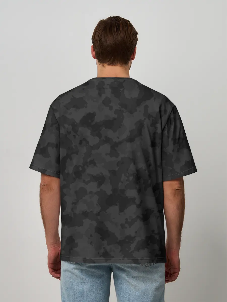Мужская футболка оверсайз / СПЕЦ КАМУФЛЯЖ
