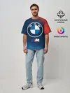 Мужская футболка оверсайз / BMW / БМВ