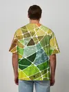 Мужская футболка оверсайз / Мозаика