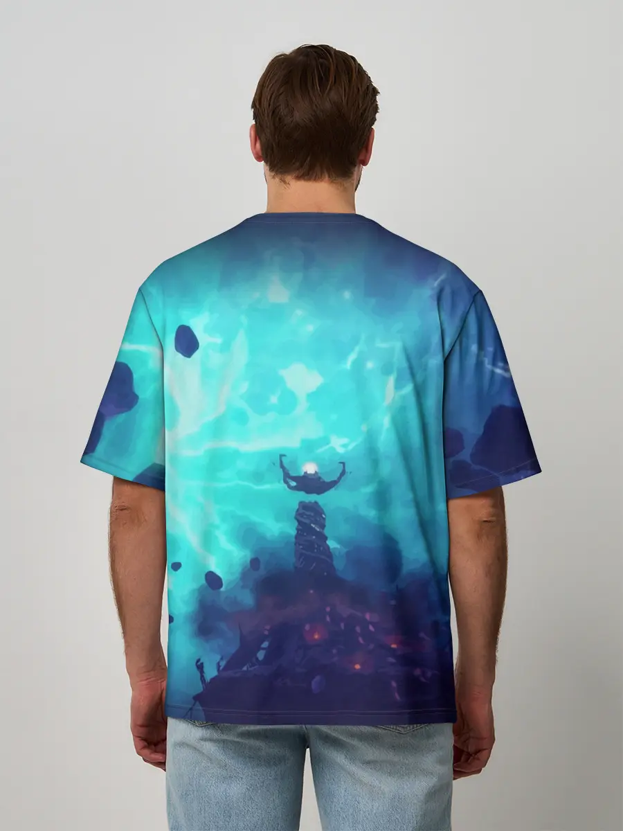 Мужская футболка оверсайз / HALF-LIFE - Black Mesa: XEN