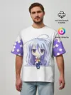 Мужская футболка оверсайз / Аниме пикселы