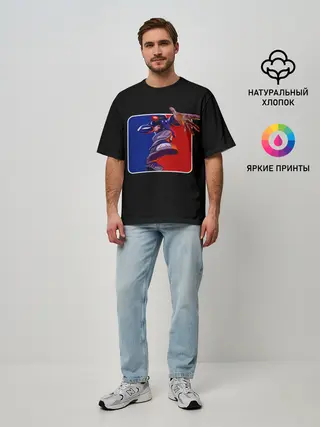 Мужская футболка оверсайз / Logo LB