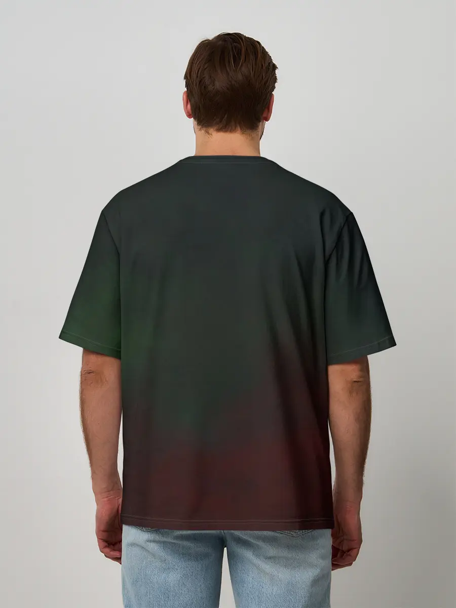 Мужская футболка оверсайз / Truck neon