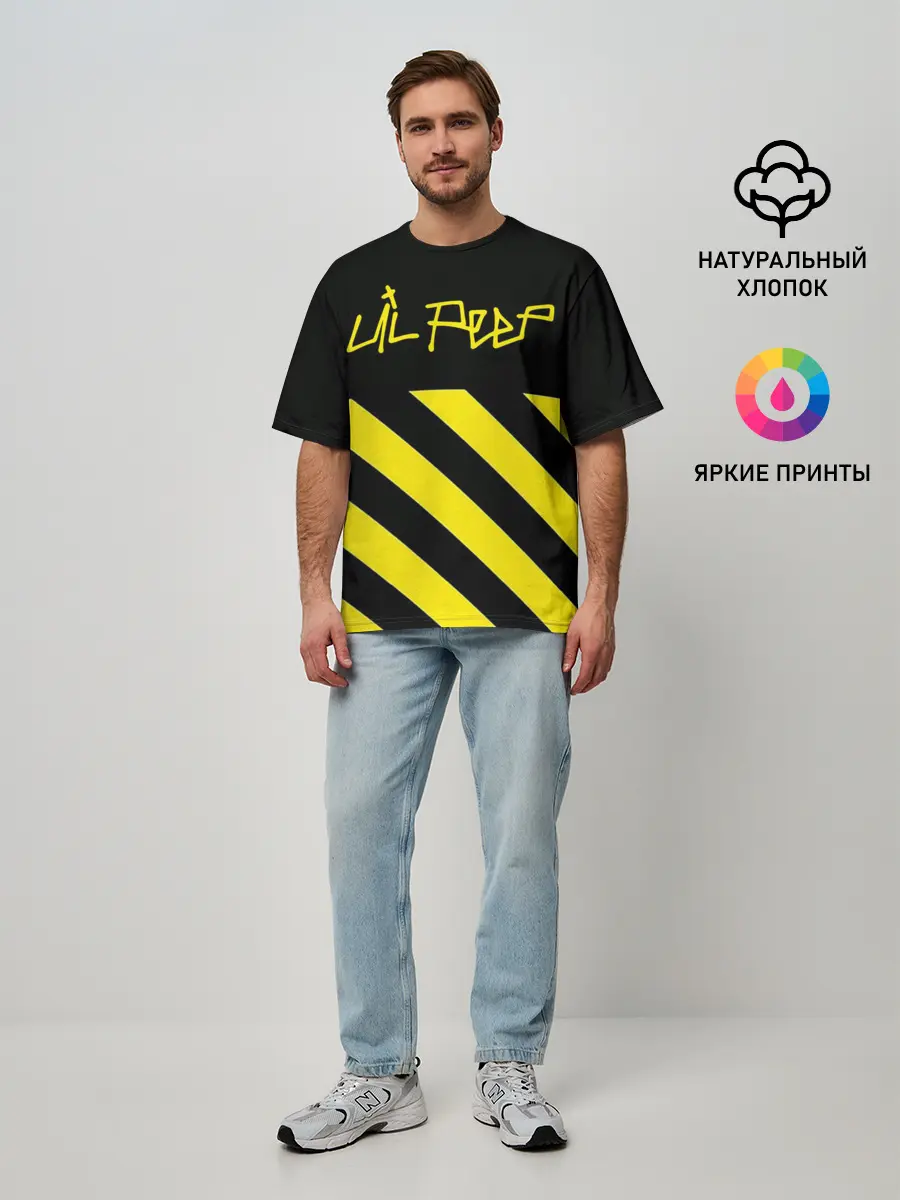 Мужская футболка оверсайз / Lil Peep