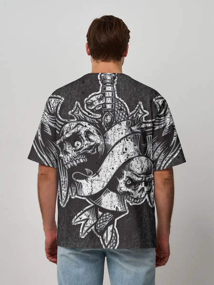 Мужская футболка оверсайз / SABATON